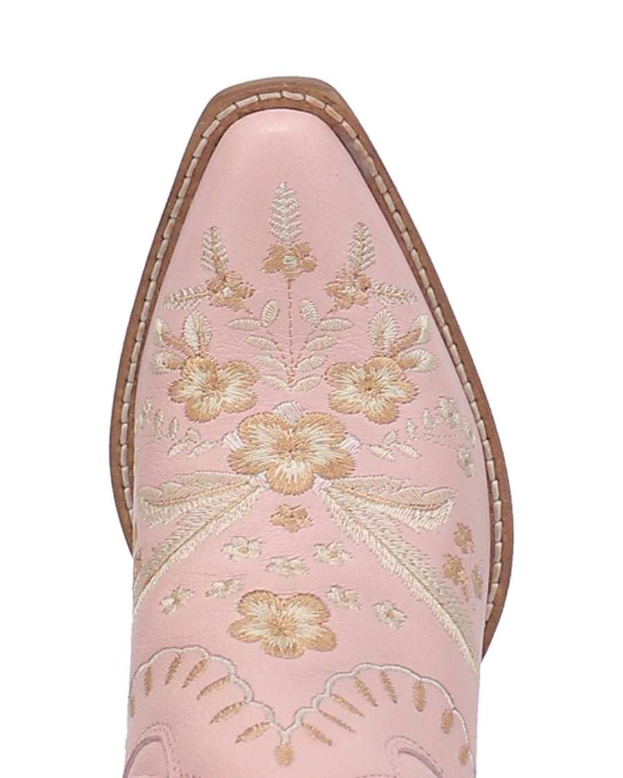 Dingo Women's Primrose Western Boots in Pink with Snip Toe at Skip's Western Outfitters | DI748-PINK