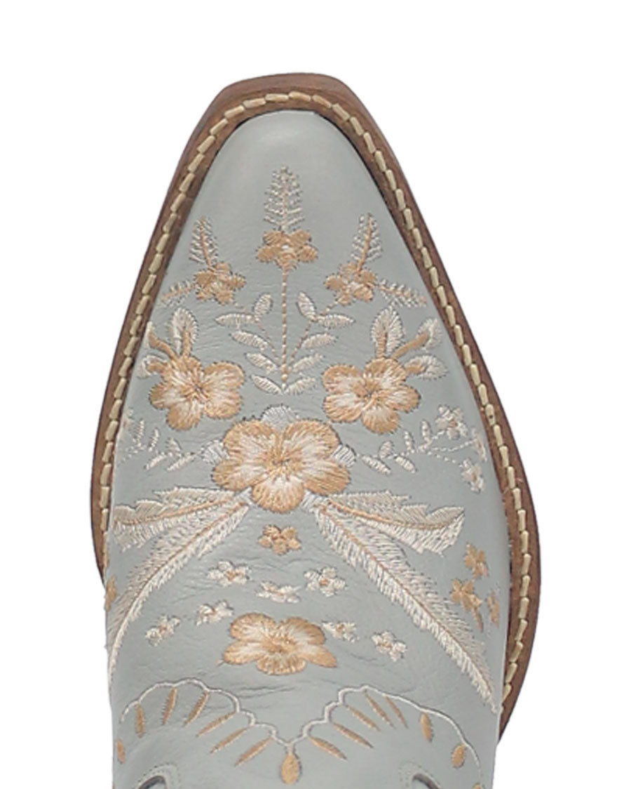 Dingo Women's Primrose Western Boots in Blue with Snip Toe at Skip's Western Outfitters | DI748-BLUE