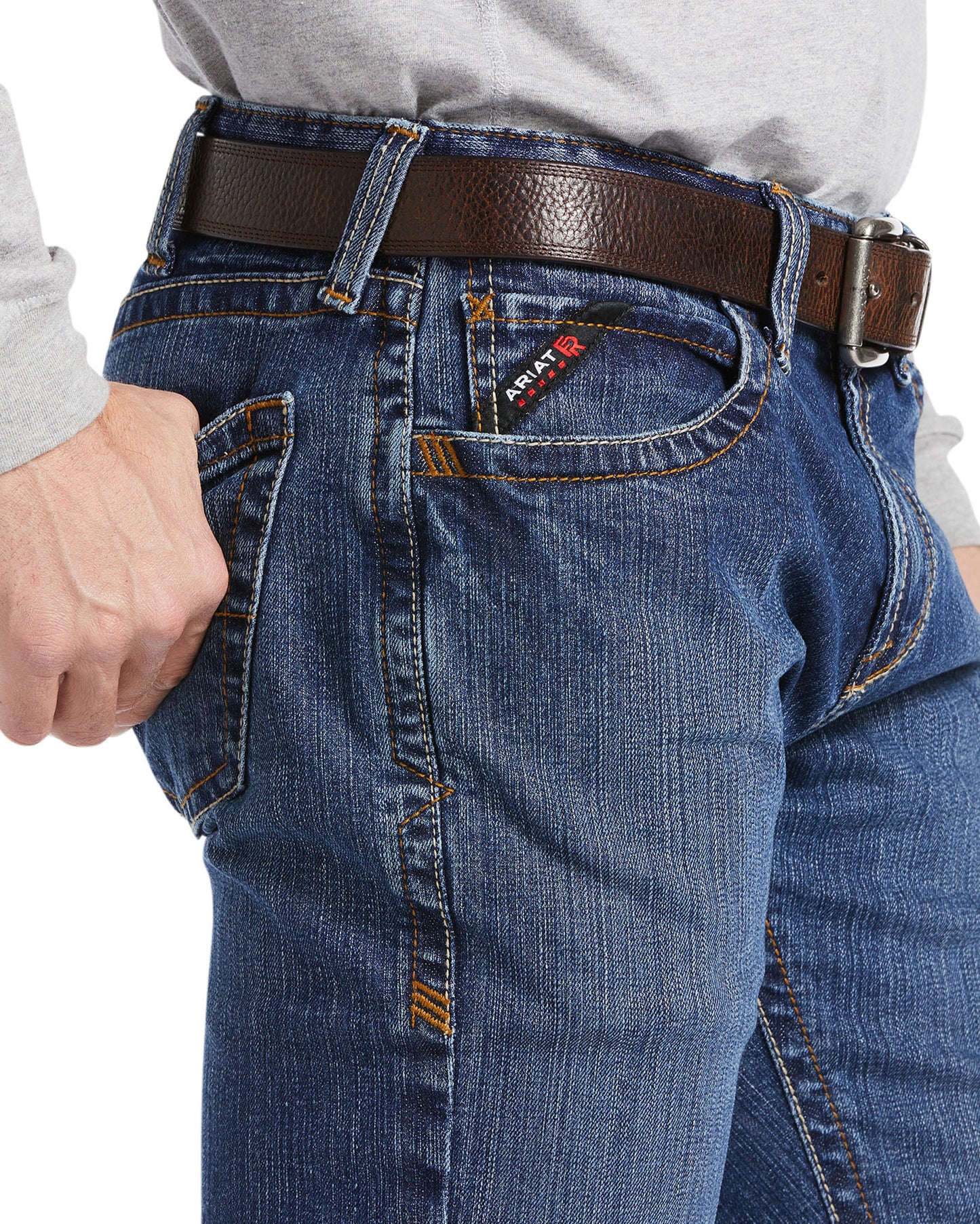 Men's FR M7 Slim DuraStretch Basic Straight Jeans