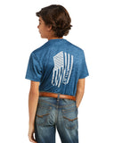 Boys' Charger Vertical Flag Tee
