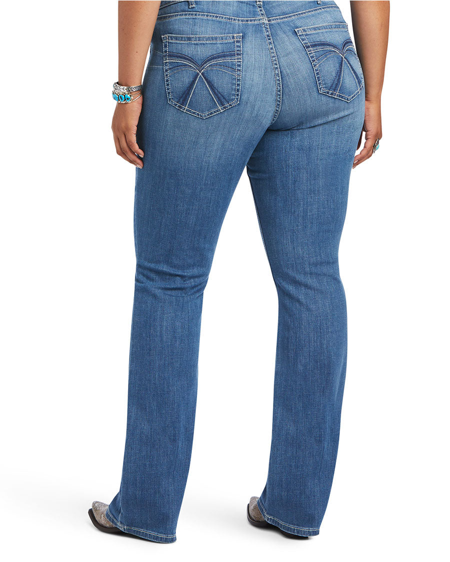 Women's R.E.A.L. Mid Rise Allessandra Boot Cut Jeans