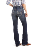 Women's R.E.A.L. Mid Rise Stretch Entwined Boot Cut Jeans