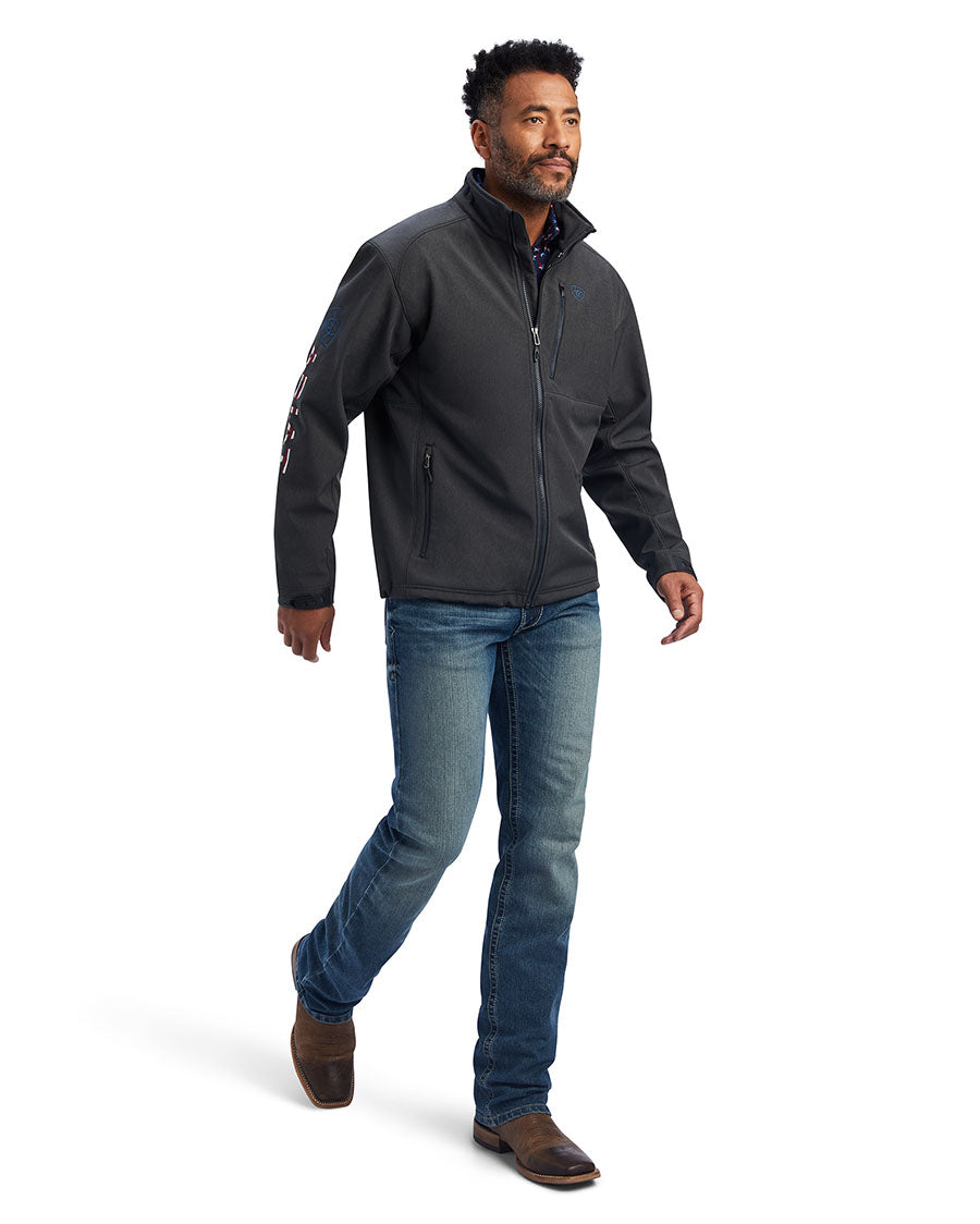 Men's Logo 2.0 Patriot Softshell Water Resistant Jacket