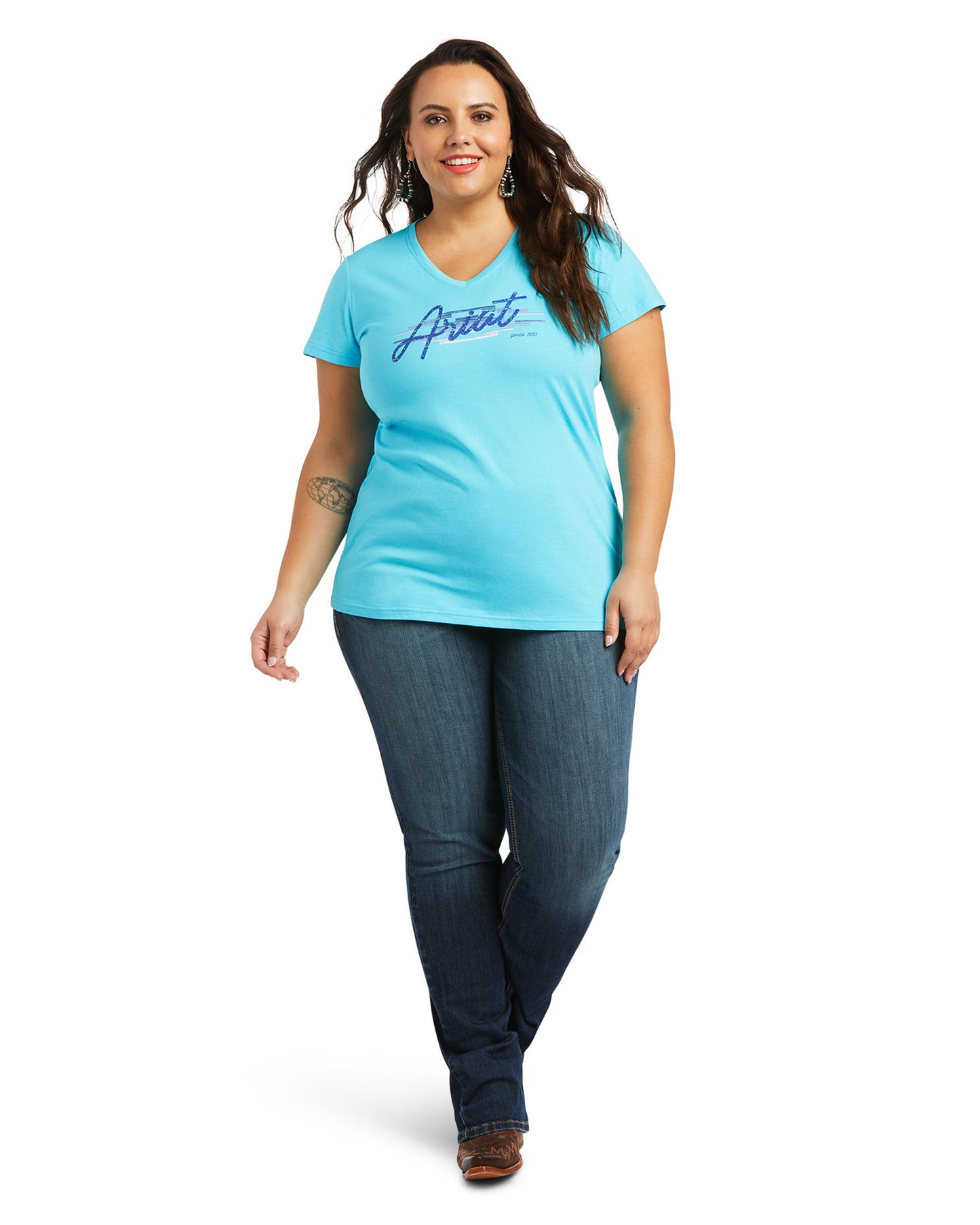 Women's REAL Logo Script Classic Fit Tee