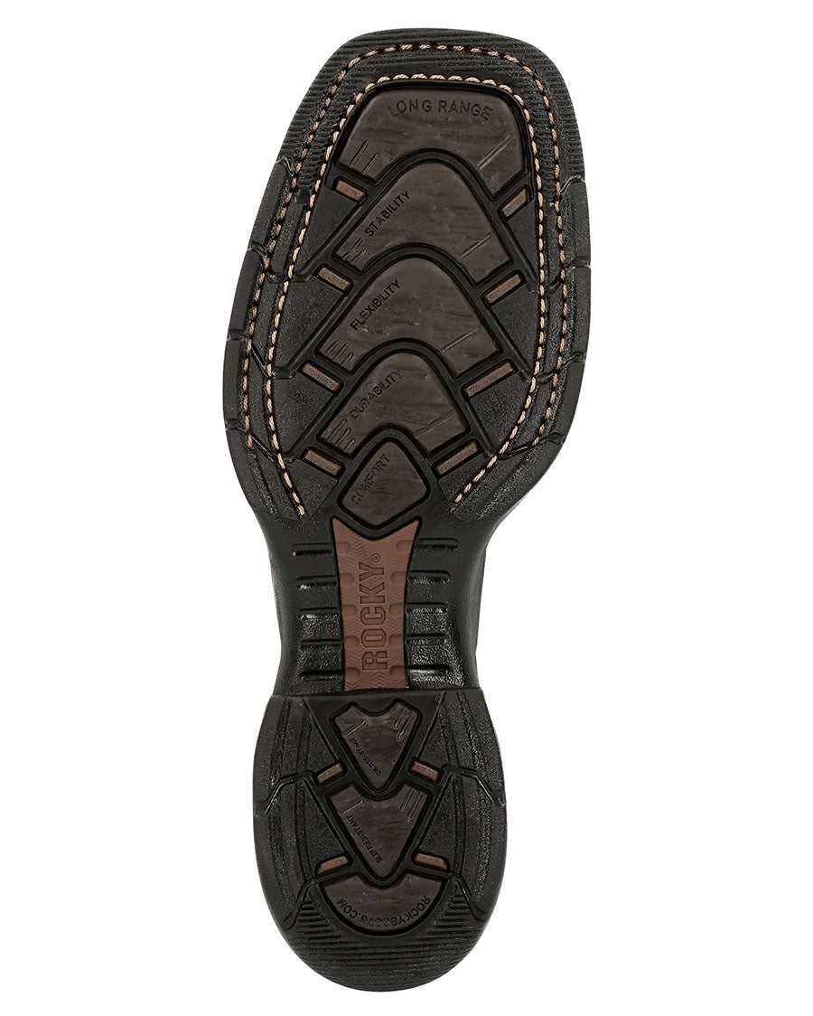 Men's Long Range Waterproof Western Work Boots