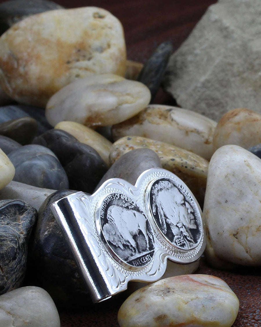 Buffalo Nickel Money Clip