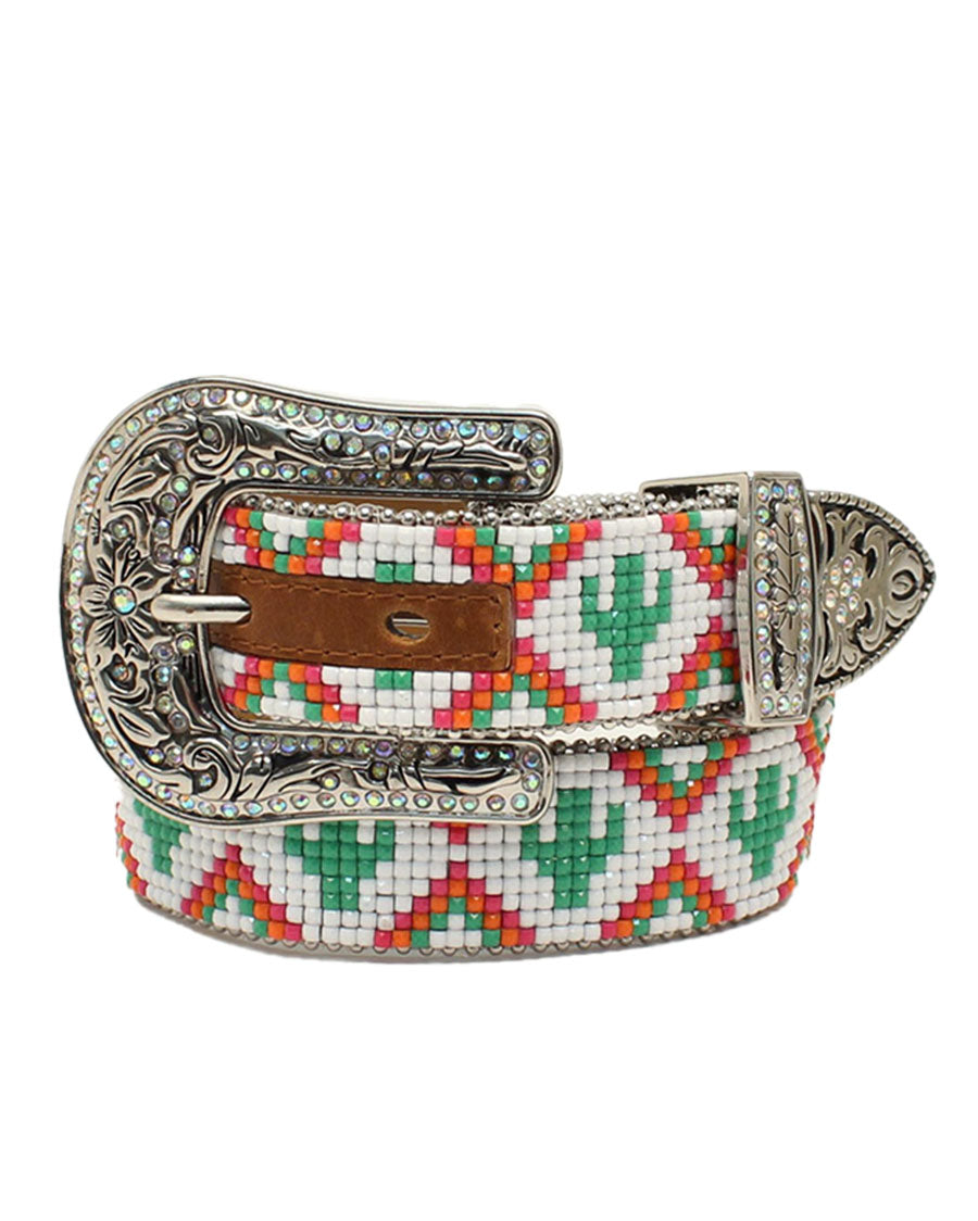 Girls' Cactus Beads Belt by 3D from Skip’s Western Outfitters | 10923653558