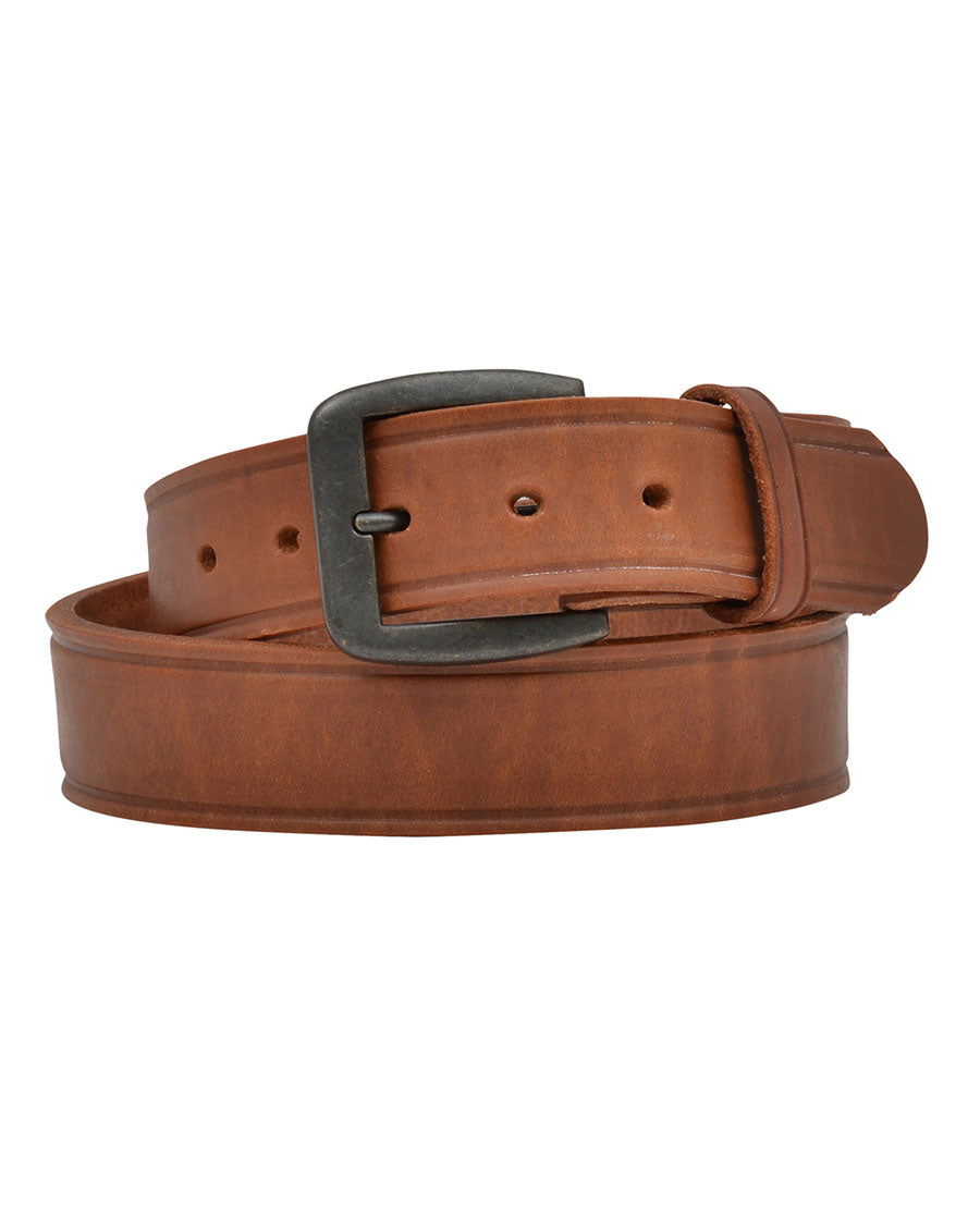 Men's Creased Edge Belt by 3D from Skip’s Western Outfitters | 10923627307