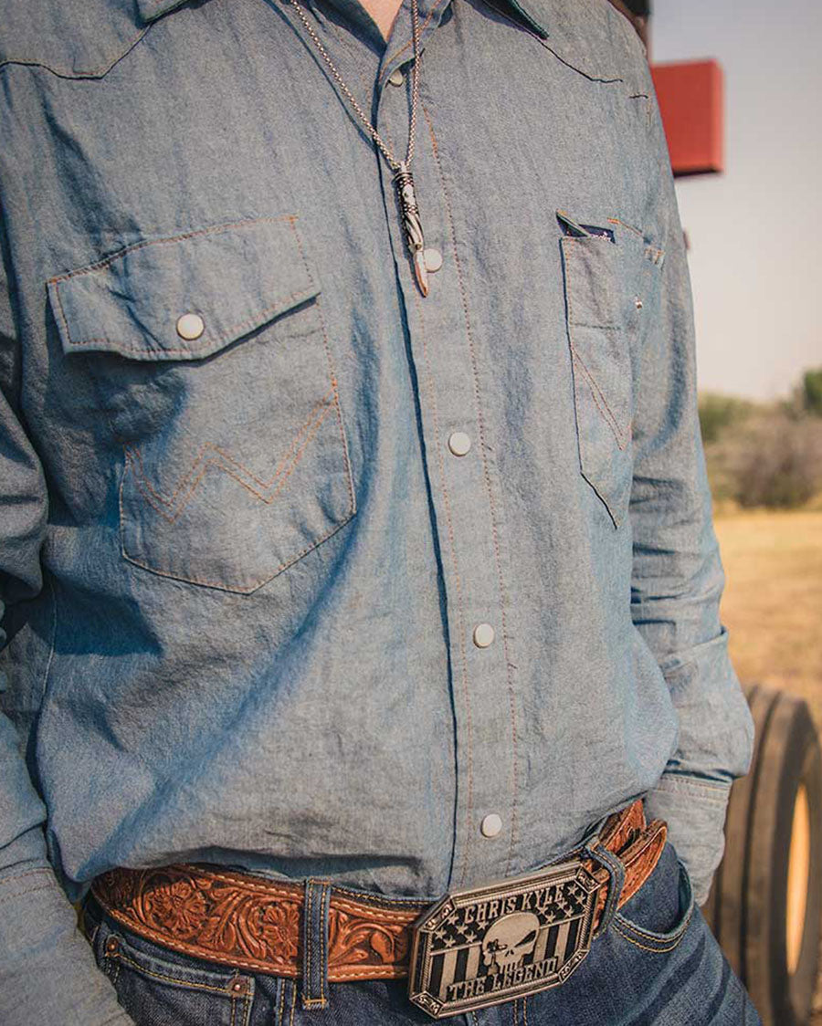 Men's I'll Cover You Sniper Bullet Necklace