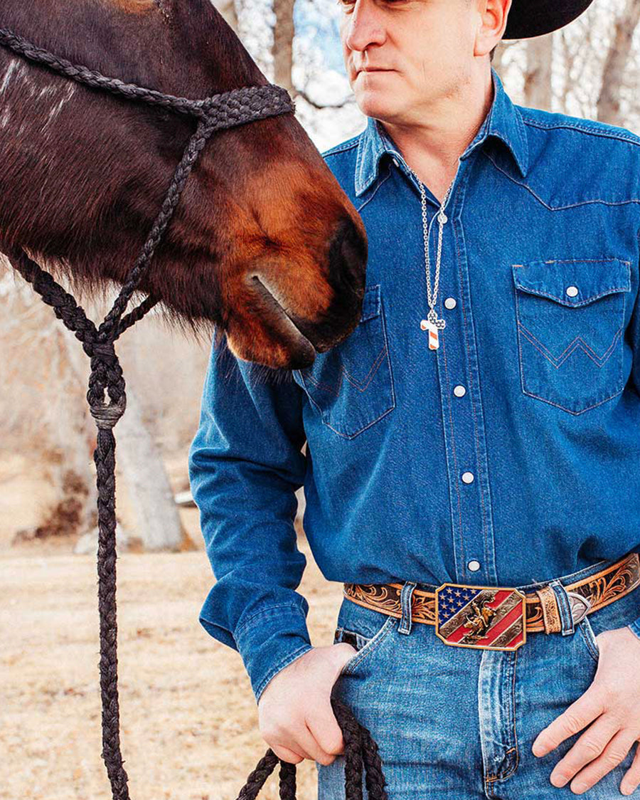 Men's Born In The USA Necklace