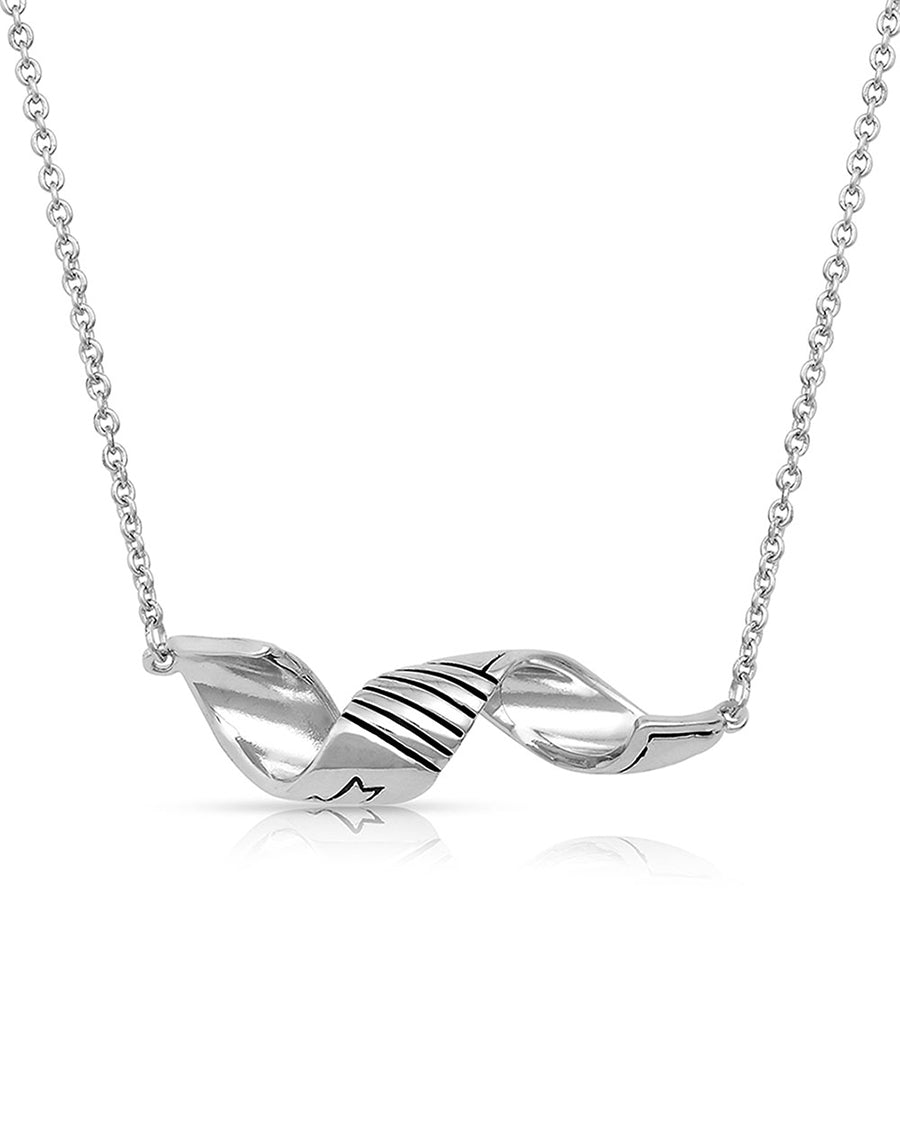 Women's Coiled Thunderstorm Necklace