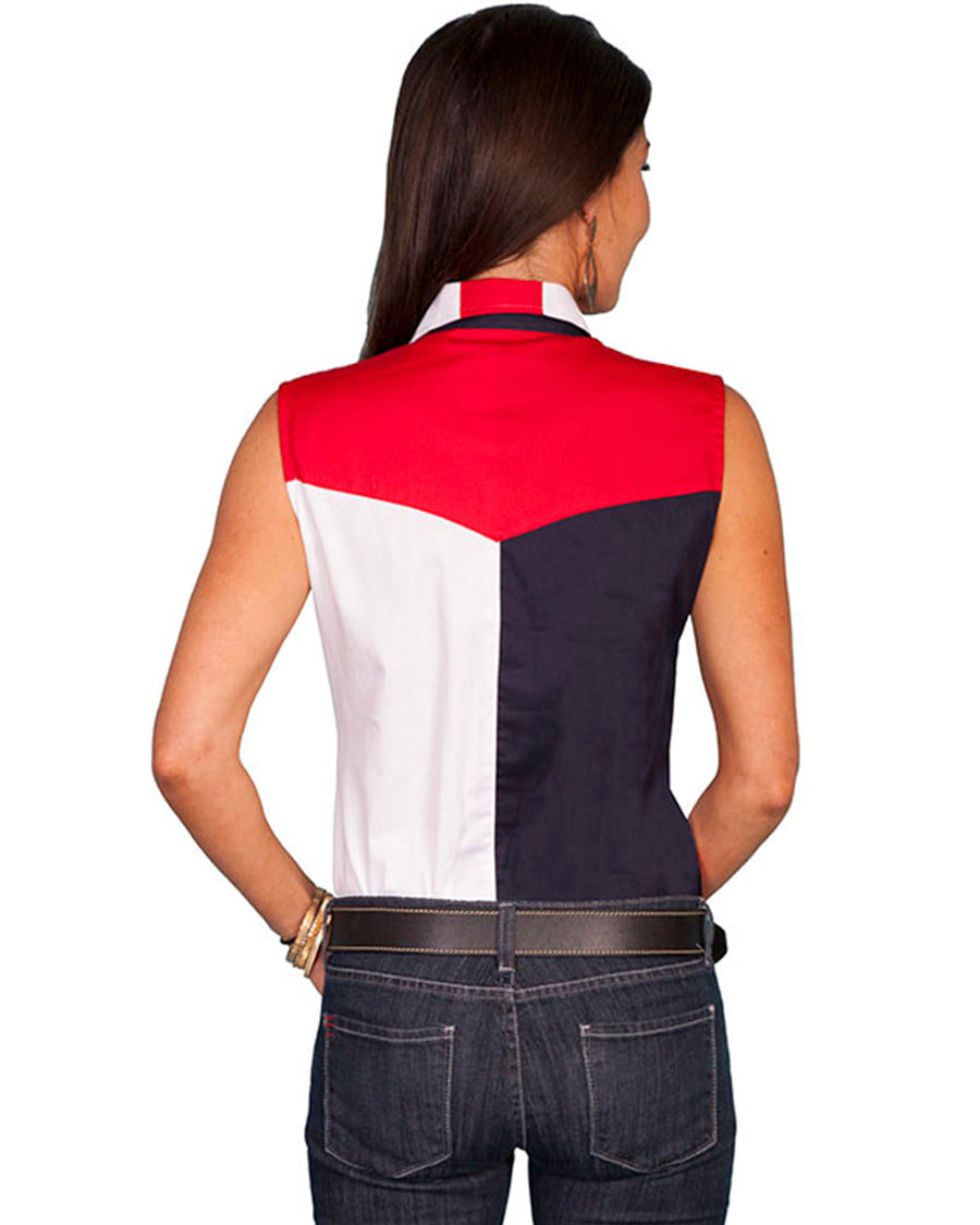 Women's Patriot Button Tank
