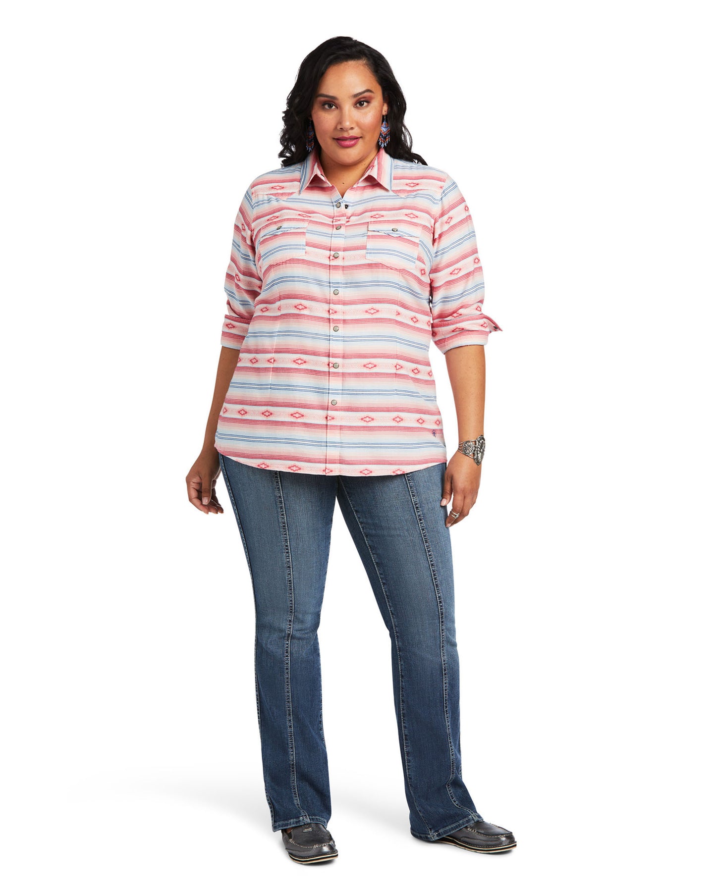 Women's REAL Watercolor Serape Shirt