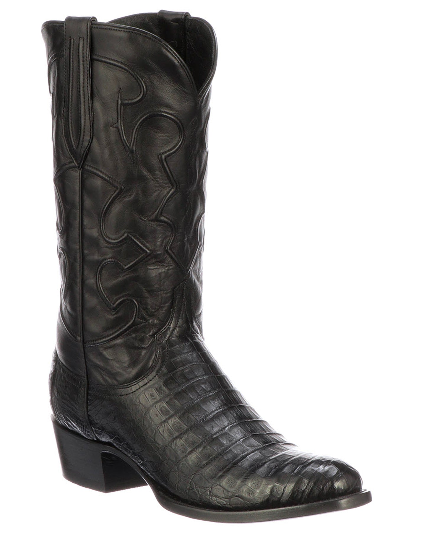 Men's Charles Caiman Crocodile Belly Boots