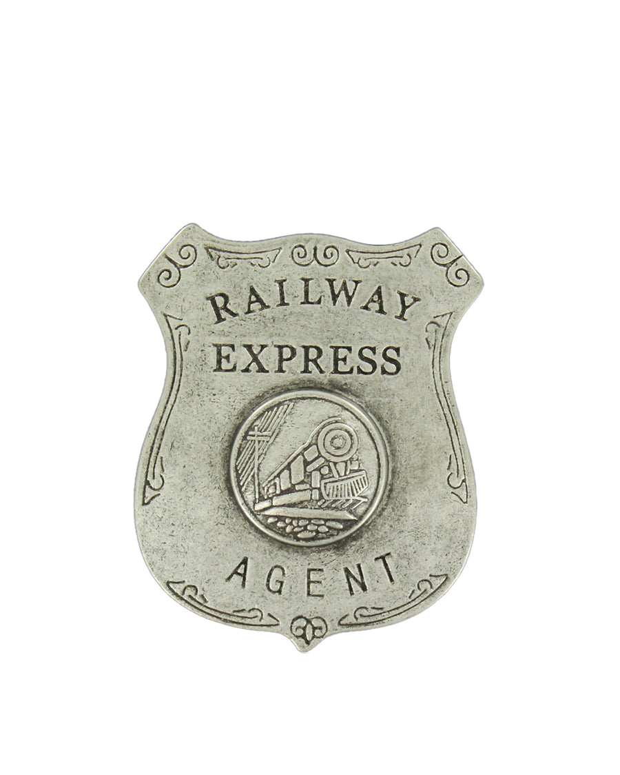 Railway Express Toy Badge by MFW from Skip’s Western Outfitters | MFW-28216-ONESIZE-PEWTER