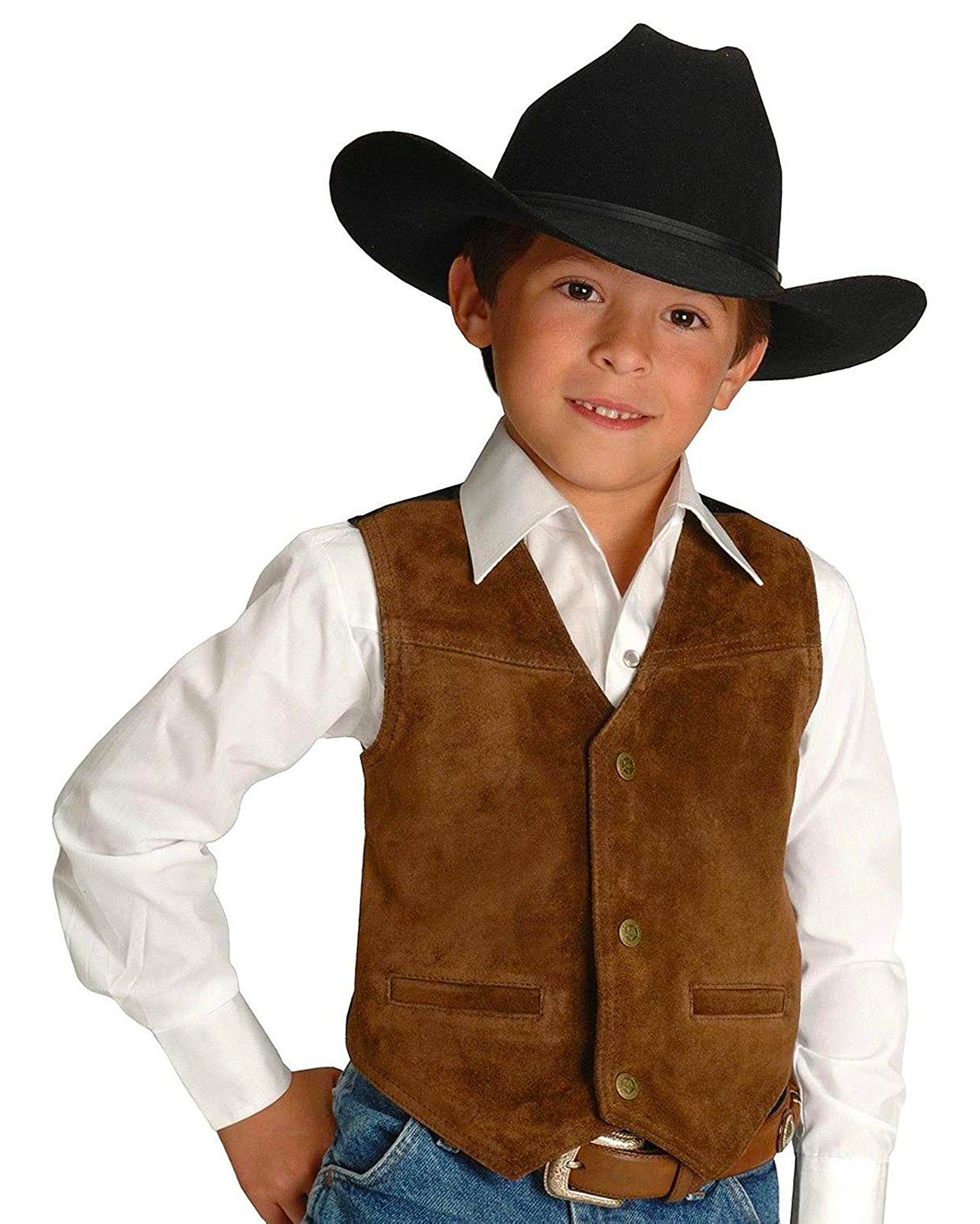 Kids' Cow Suede Vest – Skip's Western Outfitters