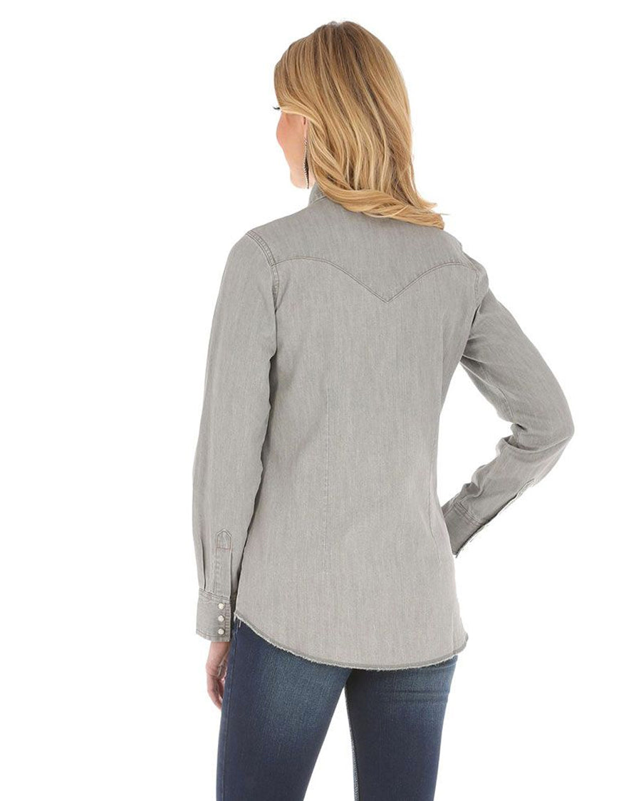 Women's Pocket Denim Shirt