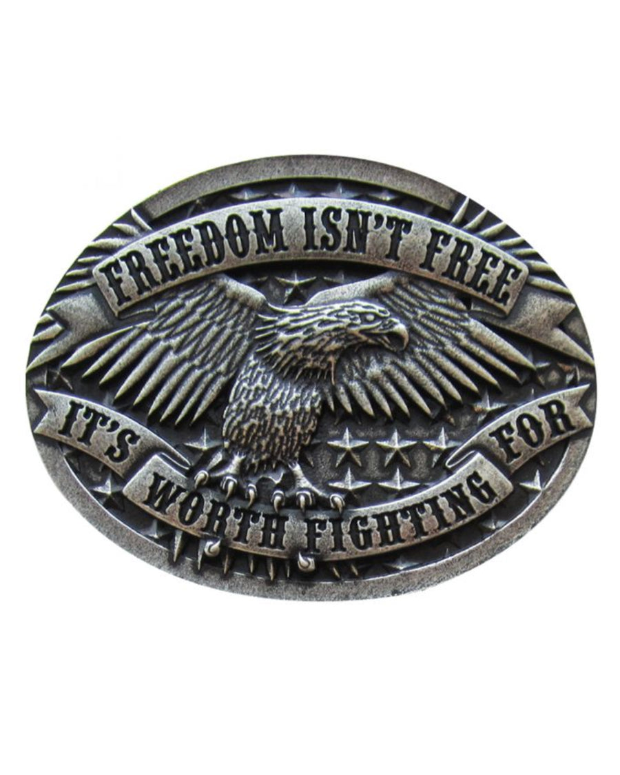 Fighting For Belt Buckle by AndWest from Skip’s Western Outfitters | AWE-605-One-Size-Silver-Finish