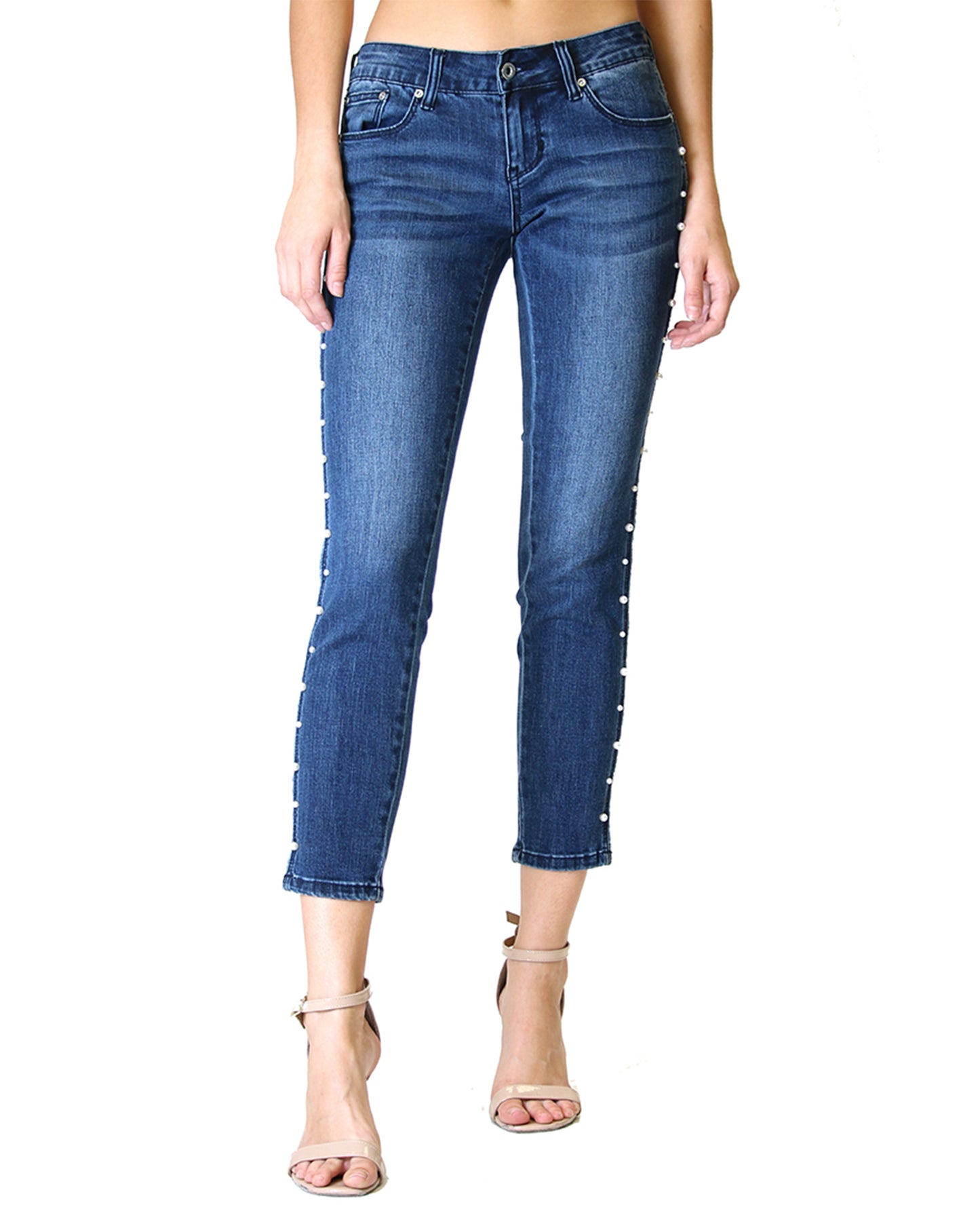 Women’s Pearl Side Skinny Jeans