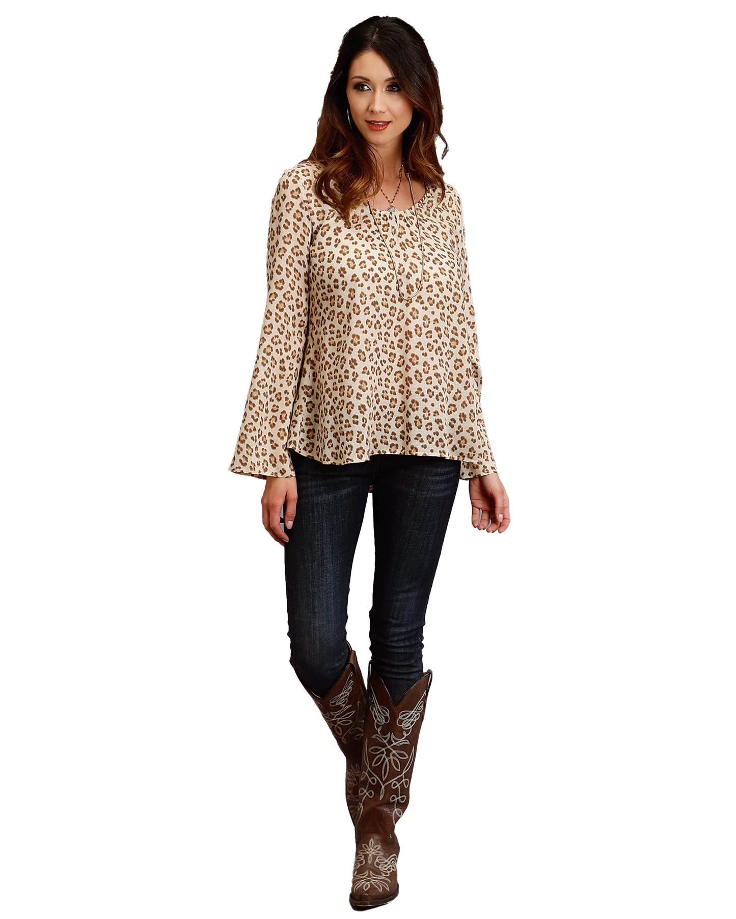 Women's Leopard Print Blouse