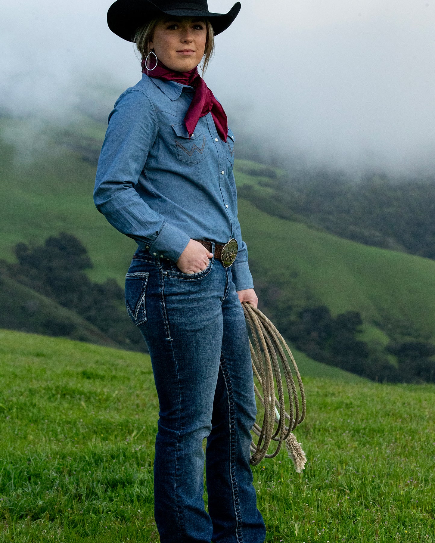 Women’s Denim Western Shirt