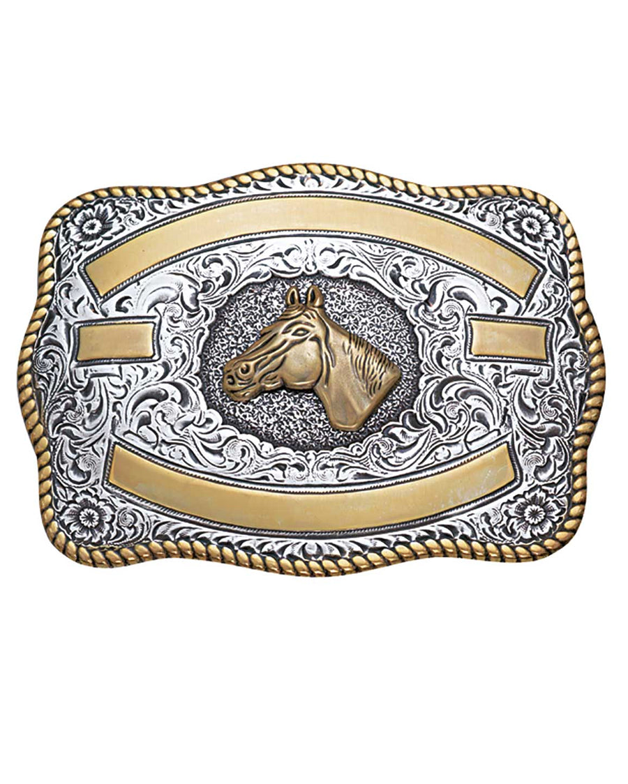 Horse Head Rectangle Belt Buckle by Crumrine from Skip’s Western Outfitters | 10923579151