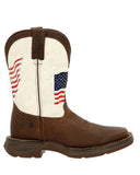 Youth American Flag Western Boots