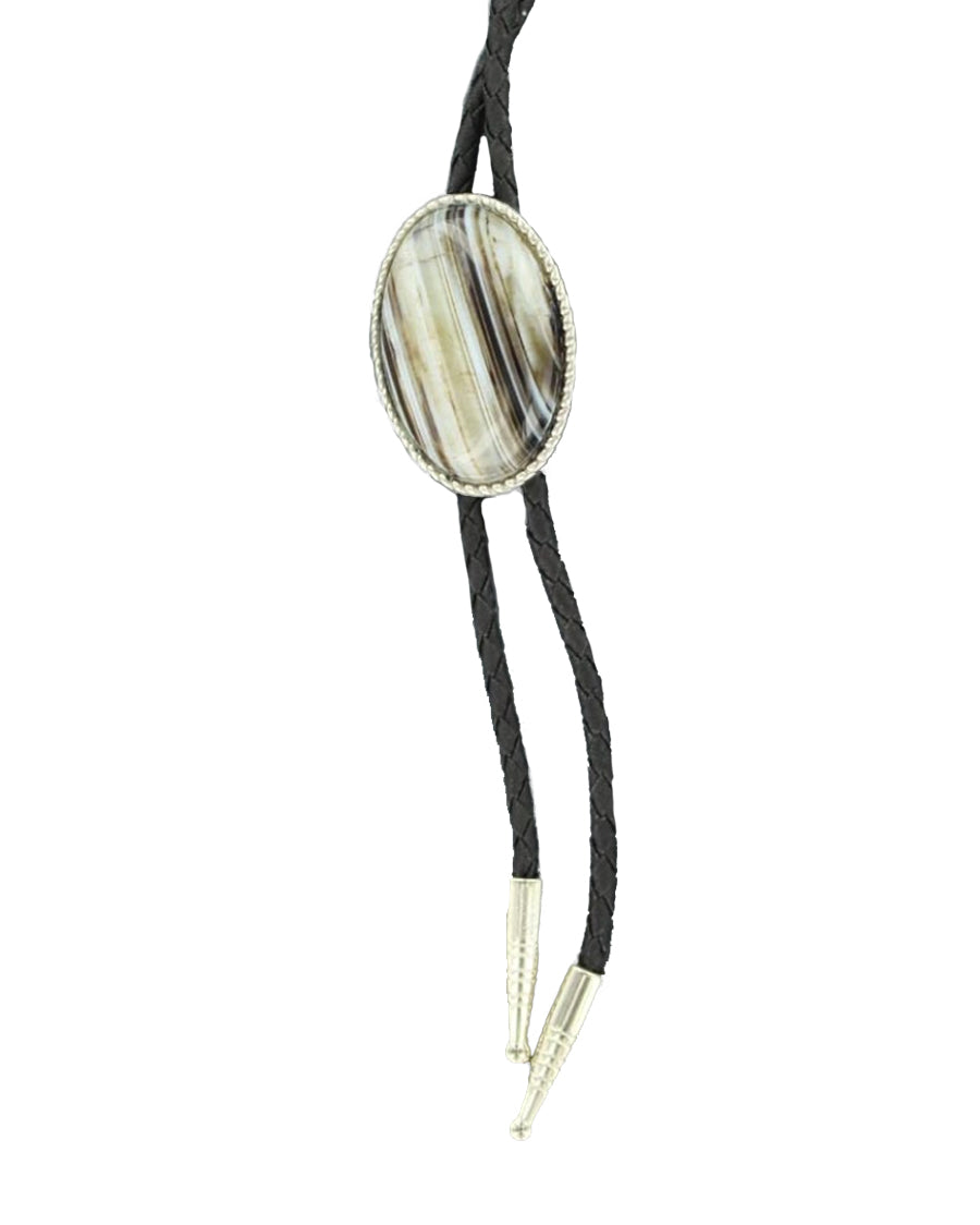 Onyx Stone Bolo Tie by Double S from Skip’s Western Outfitters | 10923499961