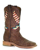 Men's Eagle Inlay Western Boots
