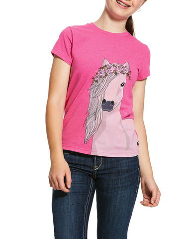 Girl's Festival Horse T-Shirt