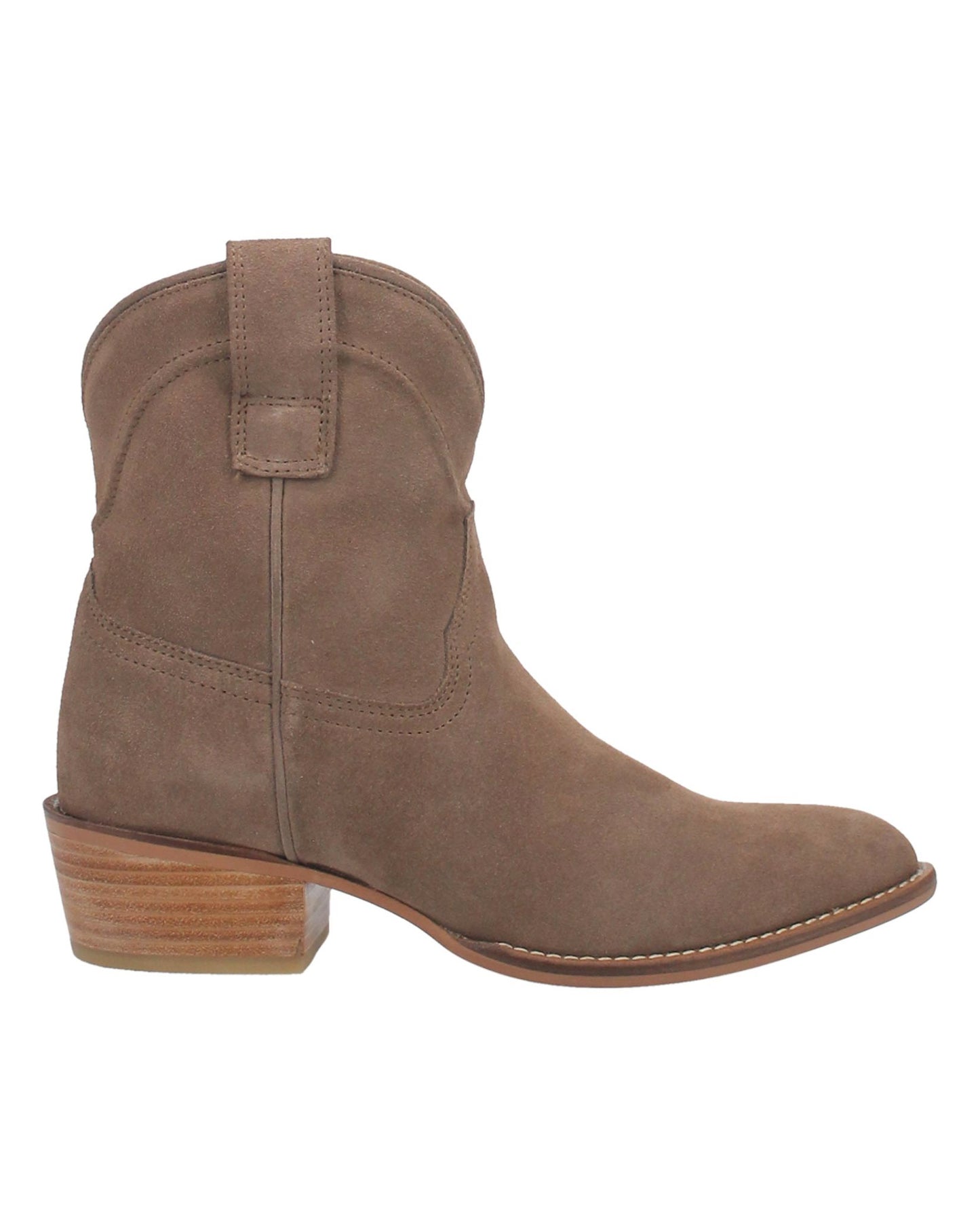 Dingo Women's Tumbleweed Western Booties in Sand with Round Toe at Skip's Western Outfitters | DI561-SAND