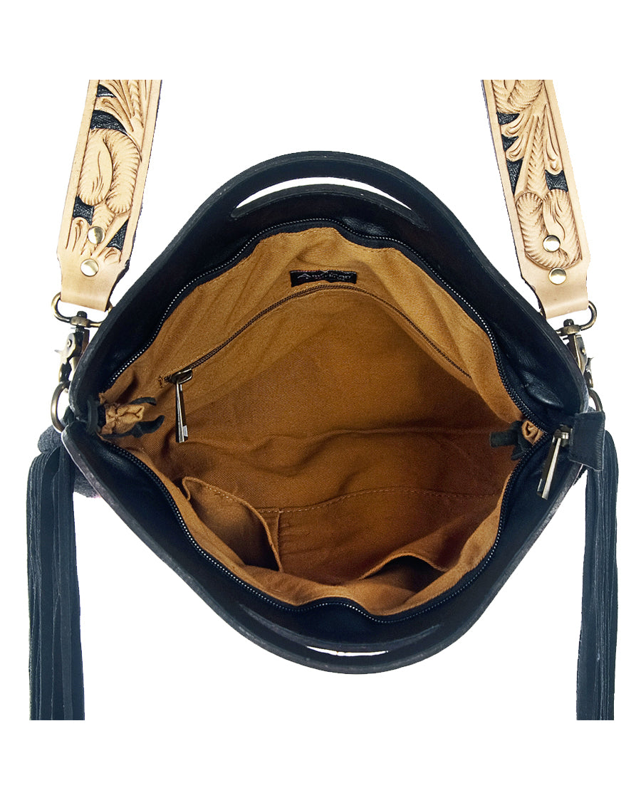 Women's Aztec Saddle Blanket Fringe Purse