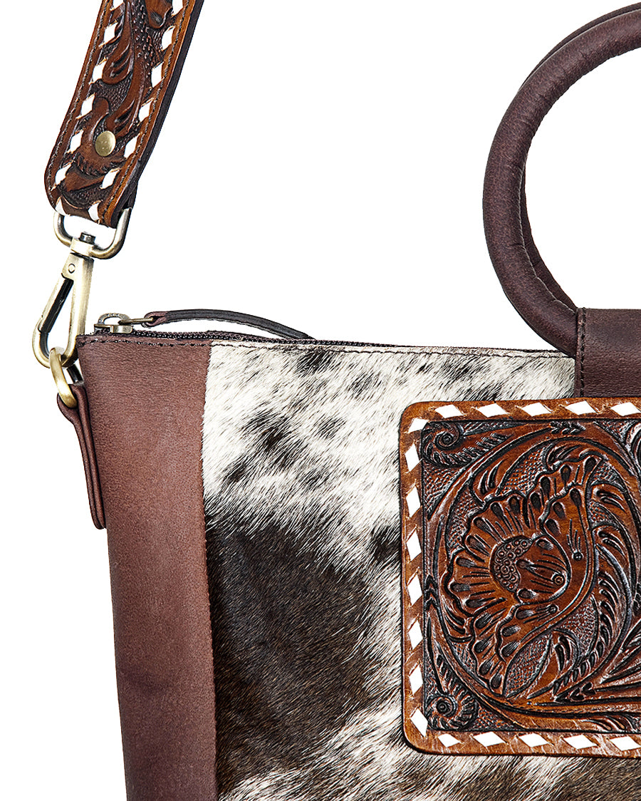 Women's Cowhide Concealed Carry Tote