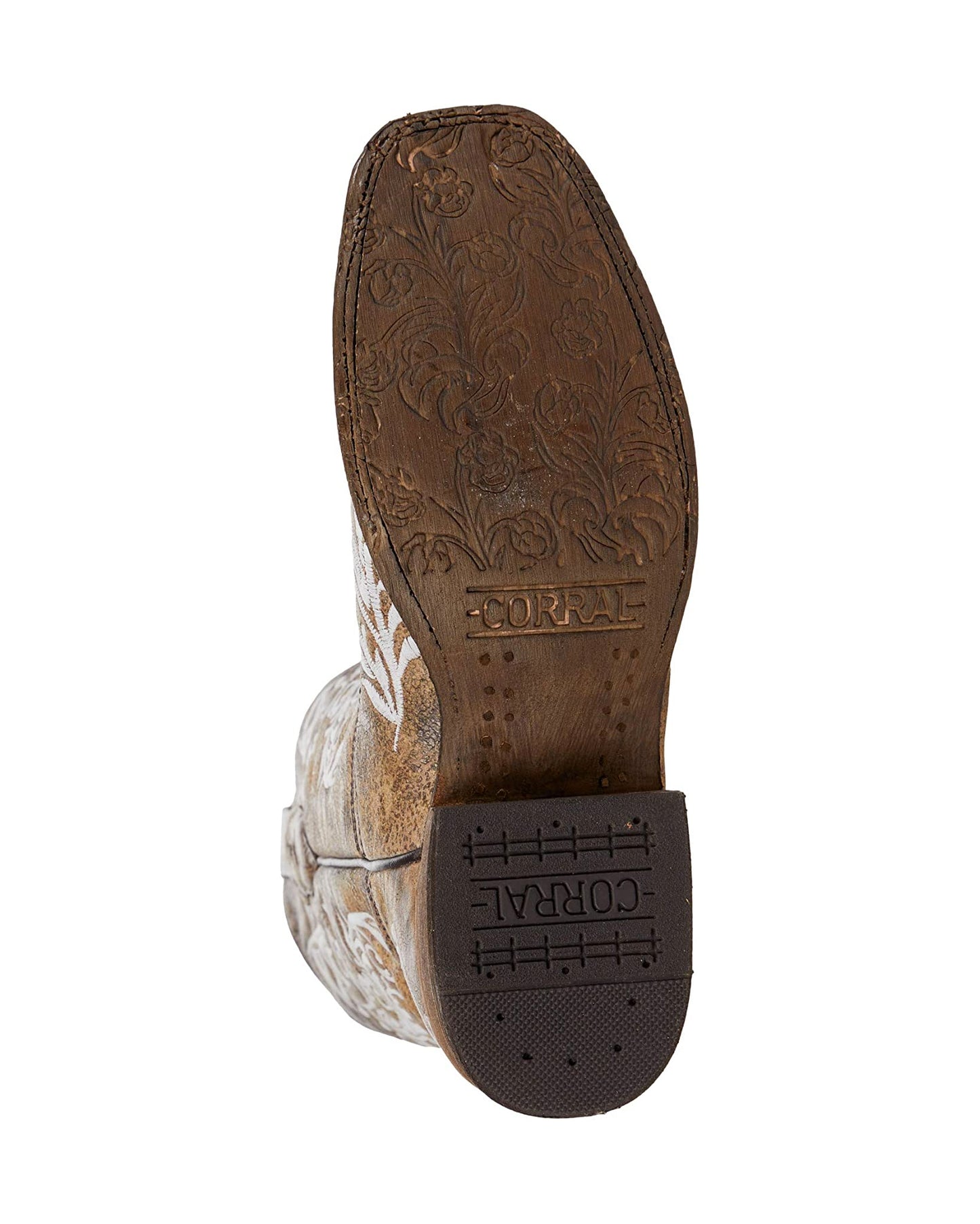 Corral A4063 Women's Handcrafted Square Toe Cowgirl Boots in Brown at Skip's Western Outfitters