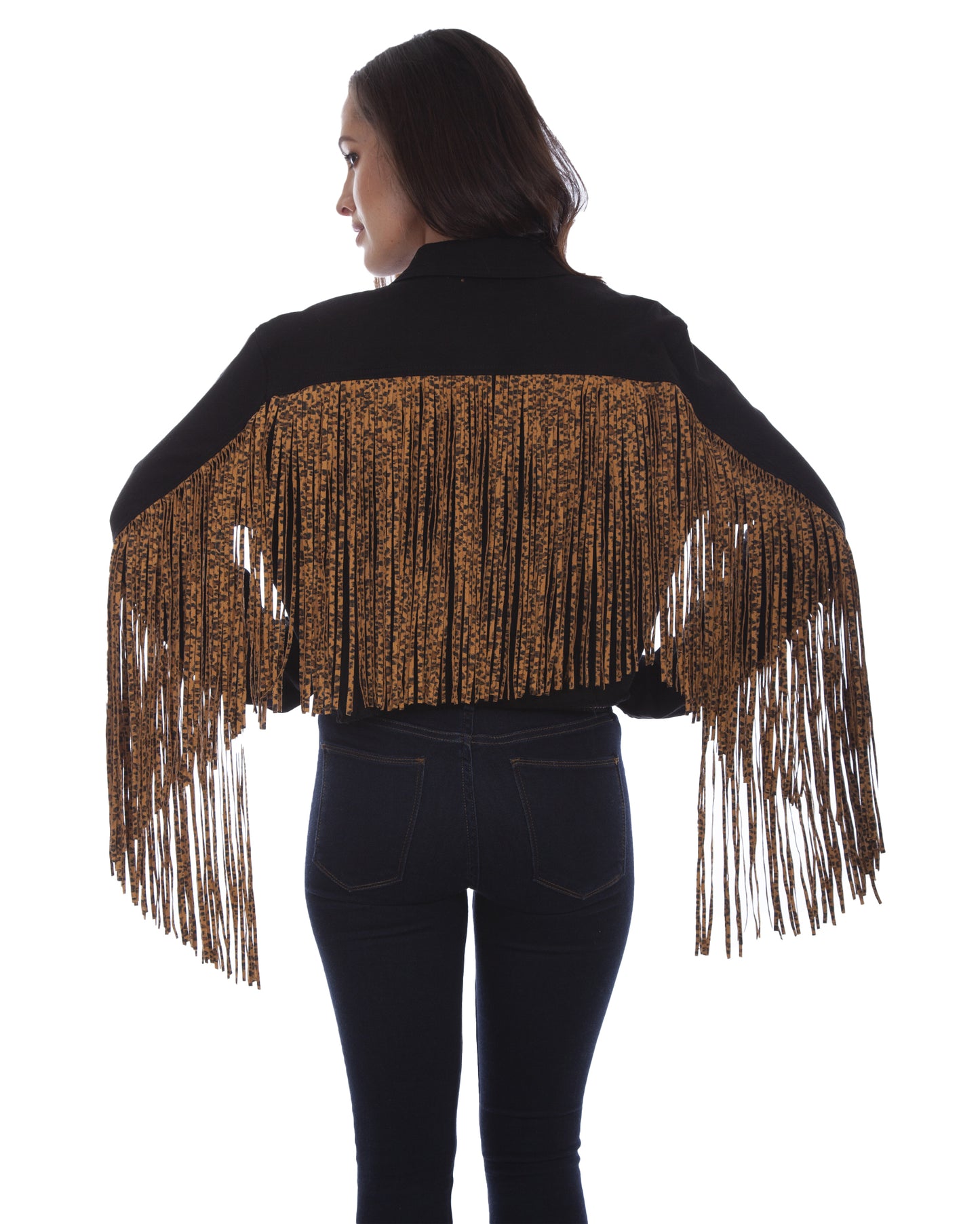 Women's Fringe Denim Jacket