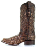 Women's Studded Inlay Western Boots