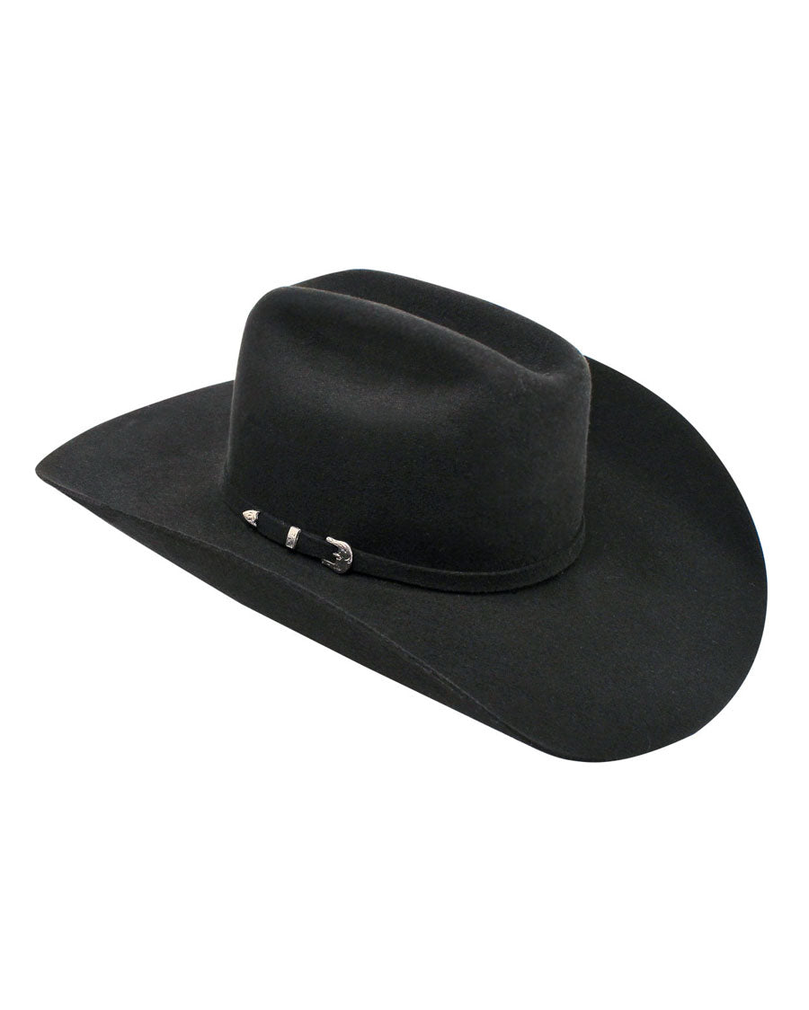 3X Wool Felt Western Hat by Ariat Accessories from Skip’s Western Outfitters | MFW-A7520601-63/4-BLACK