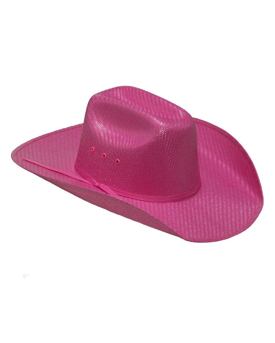 Youth Straw Cowboy Hat by Twister from Skip’s Western Outfitters | MFW-T7130029-XL-HOTPINK