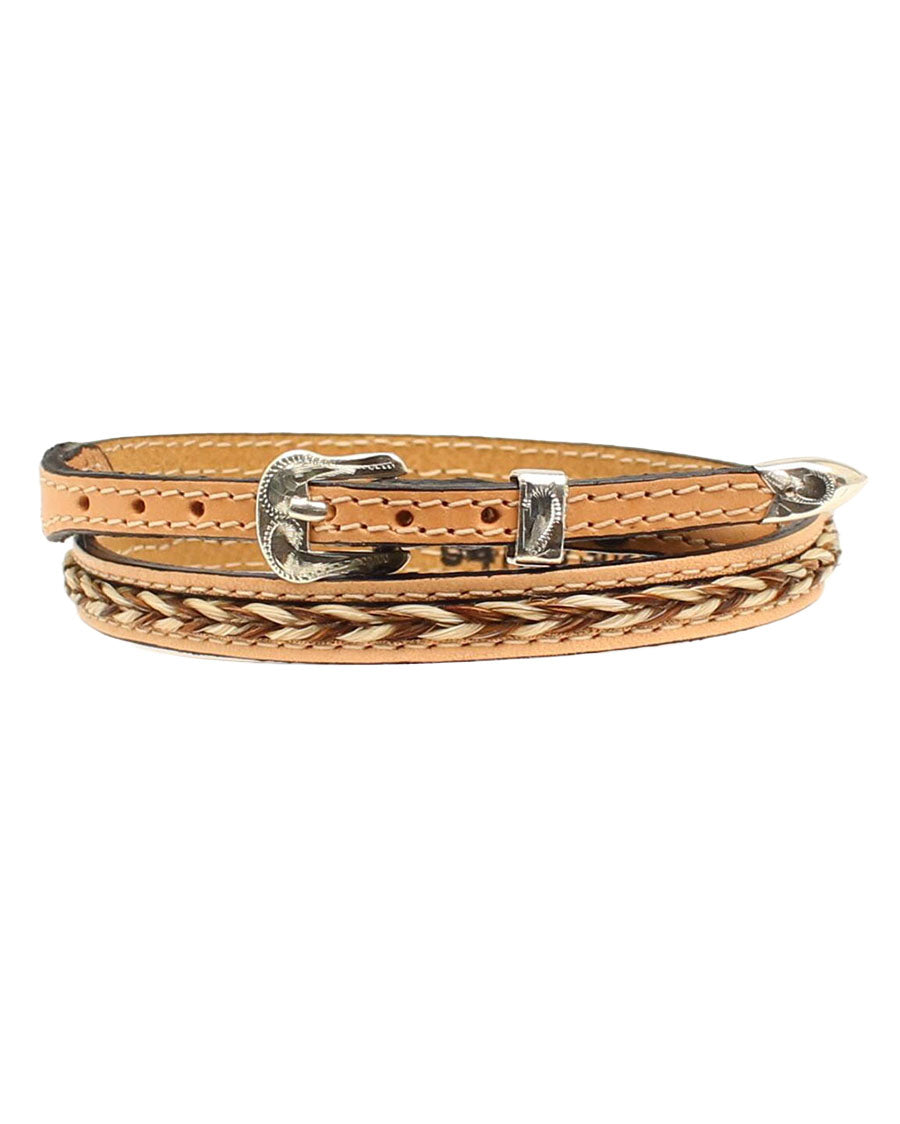 Men's Natural Braided Horsehair Trim Hatband - 0201448 by Twister from Skip’s Western Outfitters | MFW-0201448-O/S-NATURAL