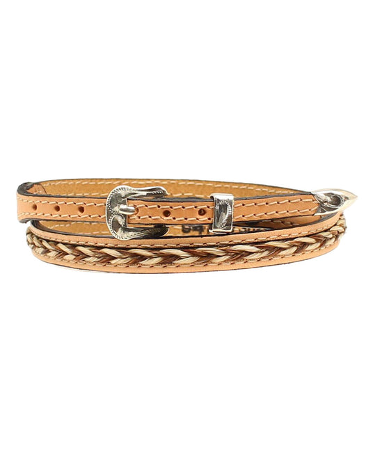 Men's Natural Braided Horsehair Trim Hatband - 0201448
