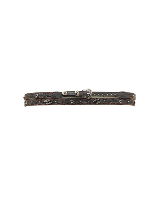 Men's Steer Head Concho Hatband