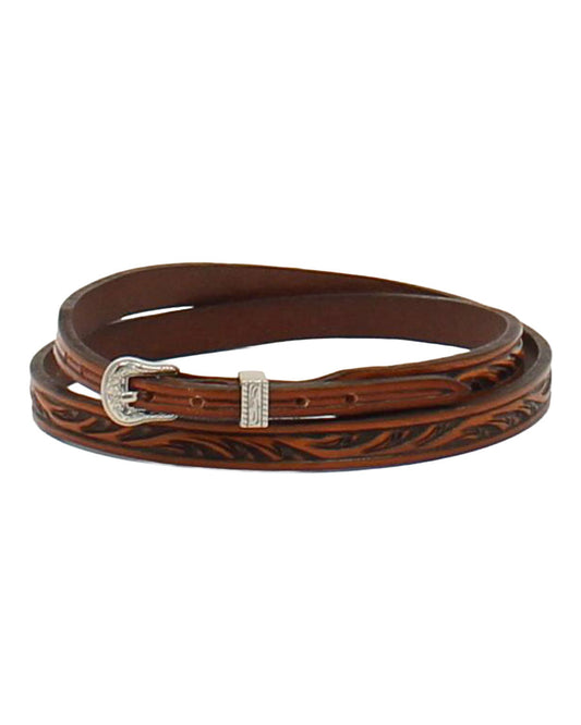 Unisex Hatband Floral Tooled Hatband - 0274308