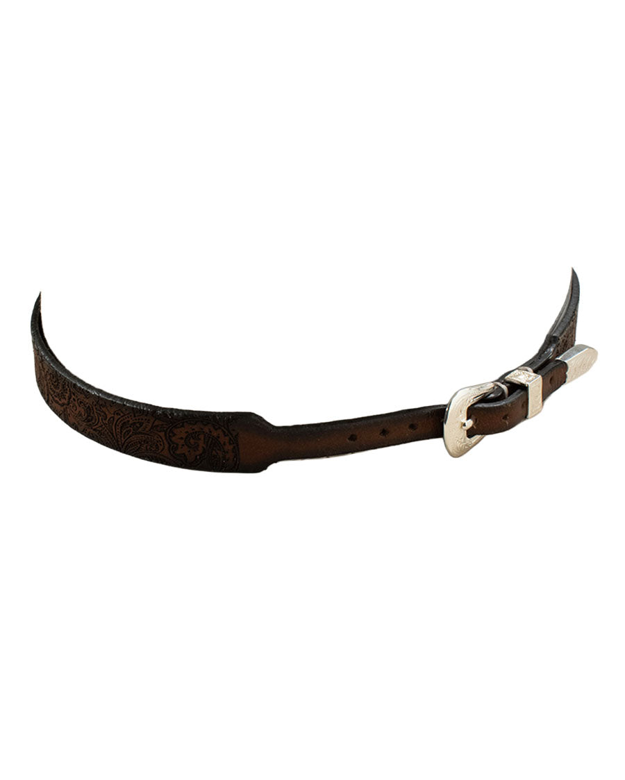 Unisex Laser Cut Paisely Hatband - 0281502