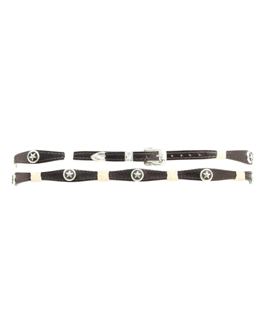 Scalloped Rawhide Embellishment Hatband- 0297001 by MFW from Skip’s Western Outfitters | MFW-297001-O/S