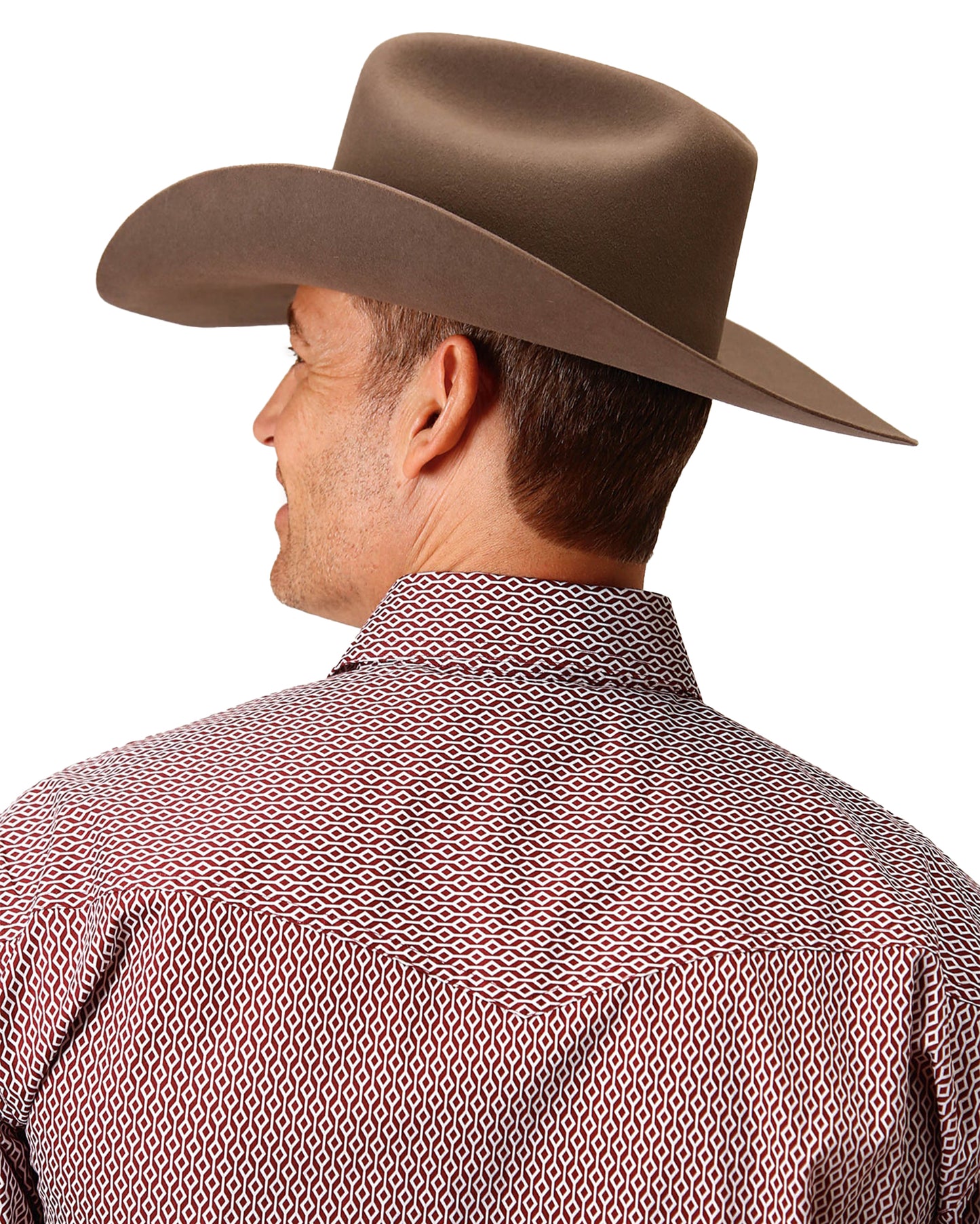 Men's Long Sleeve Climbing Diamond Western Shirt