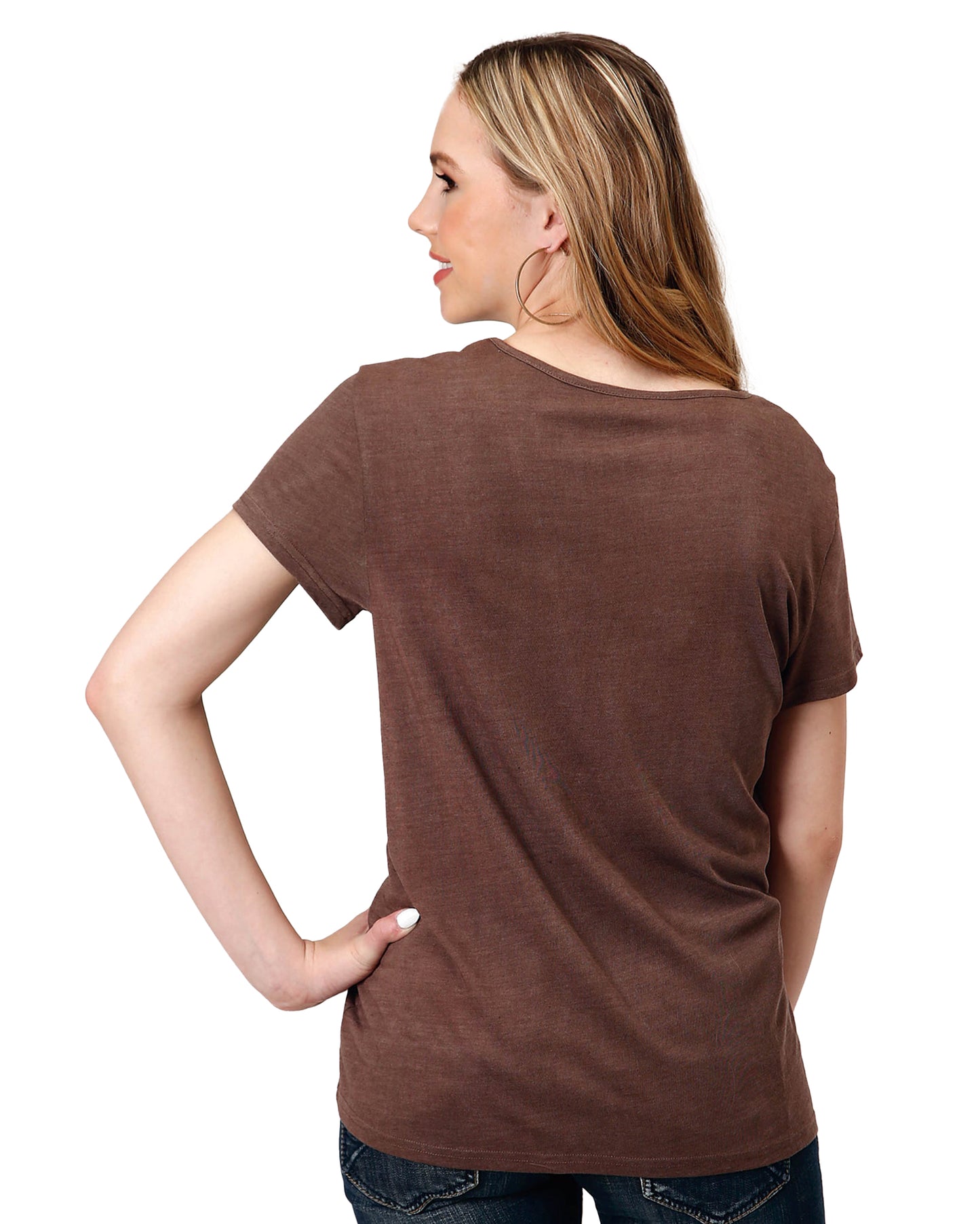 Women's Dark Brown Desert Tee