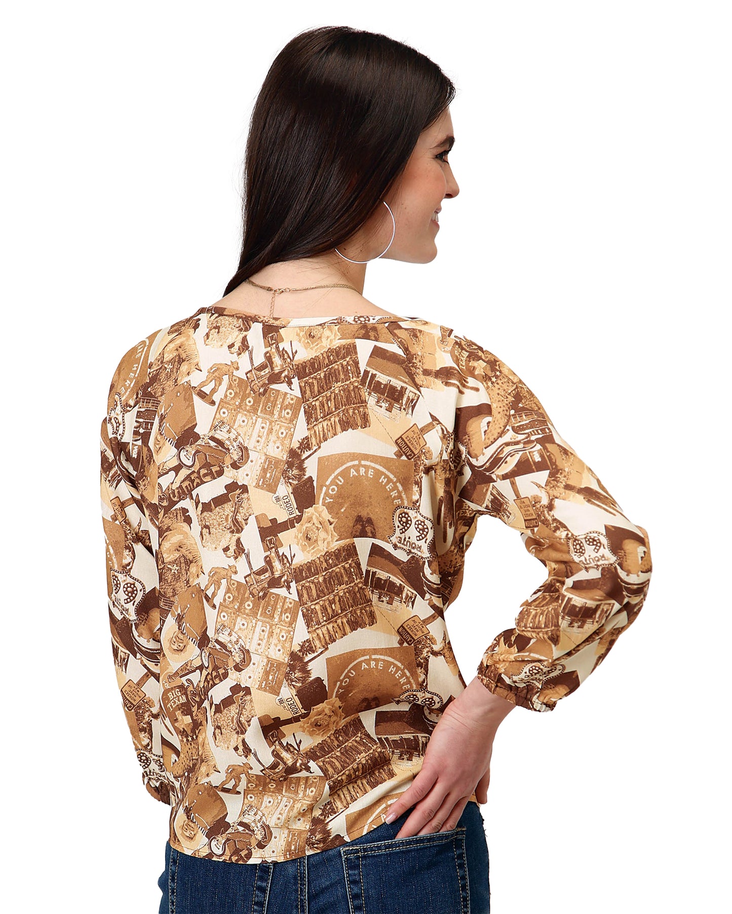 Women's Collage Print Shirt