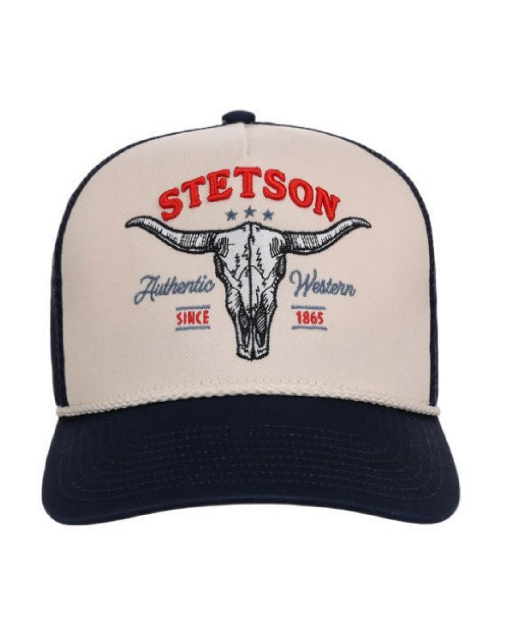Longhorn Embroidered Ball Cap by Stetson from Skip’s Western Outfitters | KAR-07-077-0102-0144-NA-OSFM