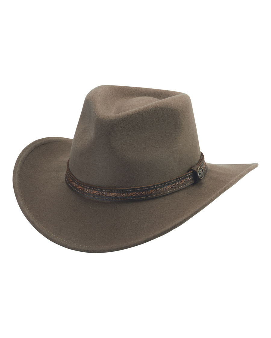 Expedition Premium Wool Western Hat - 0837-Khk