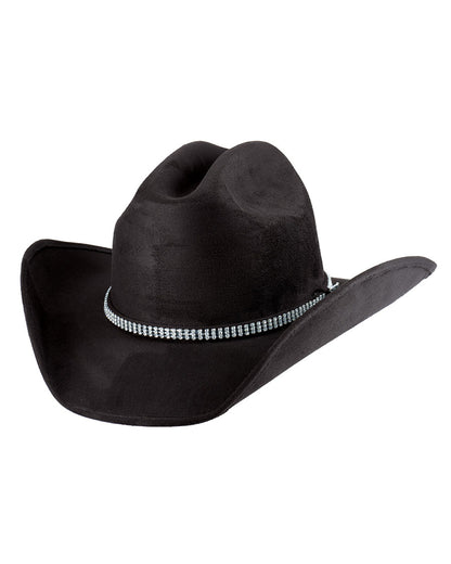 Belong Together Faux Felt Western Hat - 0876-Blk by Bullhide from Skip’s Western Outfitters | MOT-0876-BLK-S/M